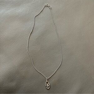 Silver Necklace with Nature Charm